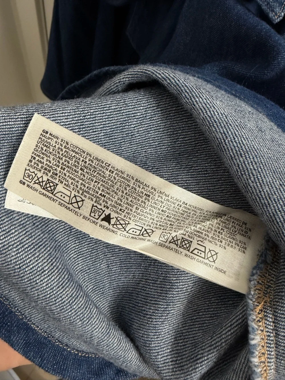 Ever New Blue Denim Shirt Dress - Picture 5 of 5